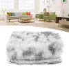 Area Rug Indoor Modern Tie Dying Soft Shaggy Floor Carpet for Living Room Bedroom 160x230cmLight Gray