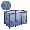 outdoor furniture  47.6*30inch swimming Pool Storage Bin Blue,Modern Blue Pool Storage Bin - XX-Large | Perfect Contemporary Nylon Mesh Basket Organiz
