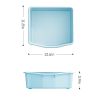 Kids Toy Storage Organizer with 6 Bins, Multi-functional Nursery Organizer Kids Furniture Set Toy Storage Cabinet Unit with HDPE Shelf and Bins for Pl