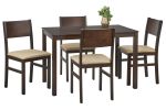 Lucca 5-Piece Dining Set, White