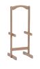 Glencoe TV Tray Table Set;  Gray Acacia Finish