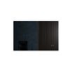 36" W x 24" H Modern Wall Mounted LED Backlit Anti-Fog Rounded Rectangular Bathroom Mirror with Temperature Adjustable and Memory Function Touch Switc