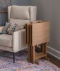 Glencoe TV Tray Table Set;  Gray Acacia Finish