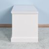 Living Room Wooden White TV Cabinet with 2 Drawers