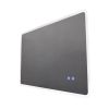 36" W x 24" H Modern Wall Mounted LED Backlit Anti-Fog Rounded Rectangular Bathroom Mirror with Temperature Adjustable and Memory Function Touch Switc