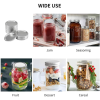 50 Count, 86mm Wide Mouth Canning Lids, Mason Canning Jar Lids Fits for Ball