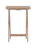 Glencoe TV Tray Table Set;  Gray Acacia Finish