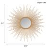 Fiore Sunburst Wall Decor Mirror 29.5"D