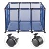 outdoor furniture  47.6*30inch swimming Pool Storage Bin Blue,Modern Blue Pool Storage Bin - XX-Large | Perfect Contemporary Nylon Mesh Basket Organiz