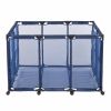 outdoor furniture  47.6*30inch swimming Pool Storage Bin Blue,Modern Blue Pool Storage Bin - XX-Large | Perfect Contemporary Nylon Mesh Basket Organiz