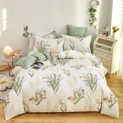 Cotton Single And Double Student Dormitory Three Piece Quilt Cover