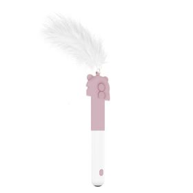 Retractable Double Head Laser Funny Cat Stick (Color: PINK)