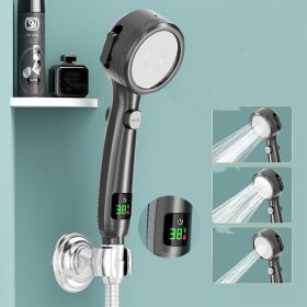 Yuba Circular Shower Handheld Shower (Option: Black-Style2)