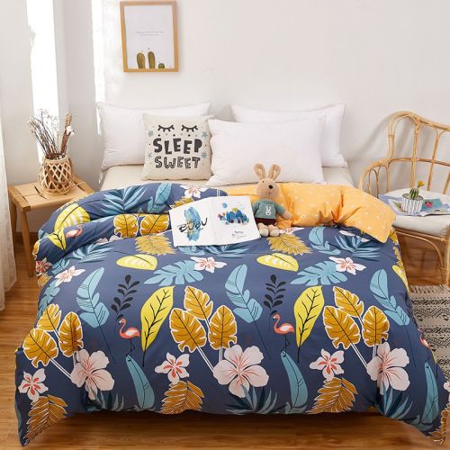 Cotton Single And Double Student Dormitory Three Piece Quilt Cover