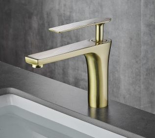 Extended Faucet For Bathroom On Stage (Option: Gold-Short style)