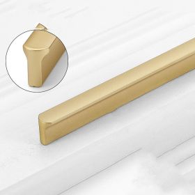 Gold Wardrobe Door Handle Lengthened Aluminum Alloy Cabinet Drawer Cabinet Door Handle (Option: I font Gold800)