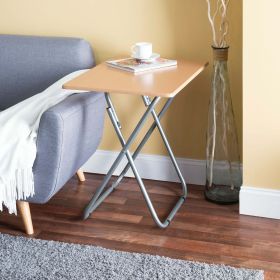 Jumbo Multi-Purpose Foldable Table;  Cherry (Color: Natural)