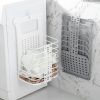 Foldable Laudry Baskets with Handle for Wall Hanging Laundry Hampers Storage Bins
