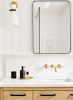 24 "x36" Metal Rectangular Bathroom Wall Mirror