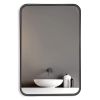 22 "x30" Metal Rectangular Bathroom Wall Mirror