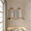 22 "x30" Metal Rectangular Bathroom Wall Mirror