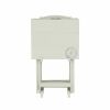 Girard Folding Tray Table Set;  26.38" Tall;  Gray Finish