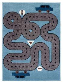 Home Decor Indoor/Outdoor Accent Rug Whimsical  Stylish Classic Pattern Design (Color: Blue, size: )