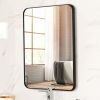 22 "x30" Metal Rectangular Bathroom Wall Mirror