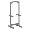 Girard Folding Tray Table Set;  26.38" Tall;  Gray Finish