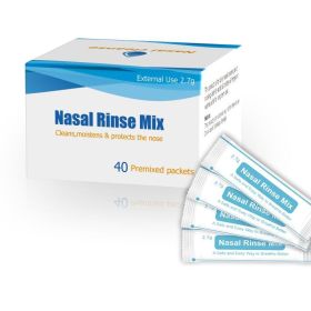 2.7g X 40 Pack Nasal Wash Salt Physiological Saline (Option: 40pcs boxed)