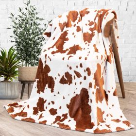 Cow Print Blanket Flannel Blanket (Option: 1style-150 √ó 200cm)