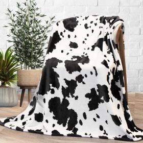 Cow Print Blanket Flannel Blanket (Option: 3style-150 √ó 200cm)